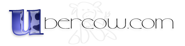 ubercow.com homepage banner